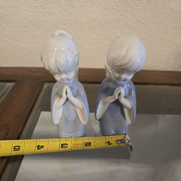 Japanese Lefton porcelain praying angel figurines - Picture 7 of 7